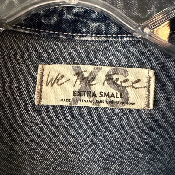 We The Free Hannah Denim Dress - Size Extra Small Excellent Condition - Picture 7 of 7